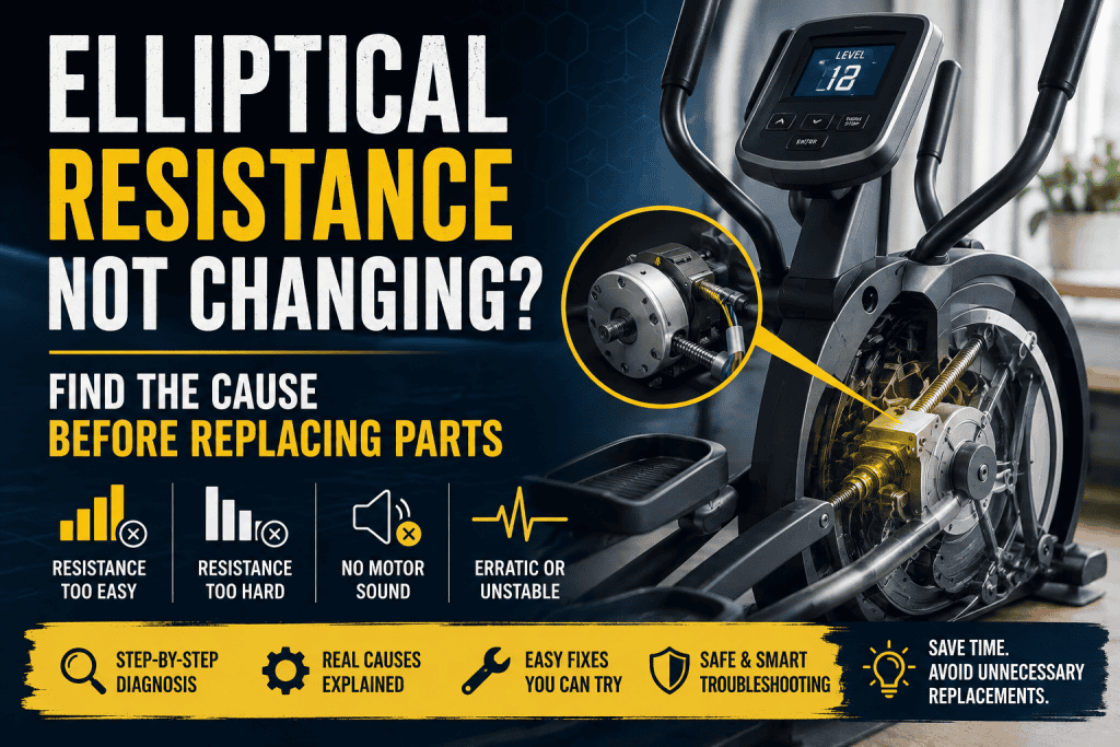 Elliptical resistance not changing