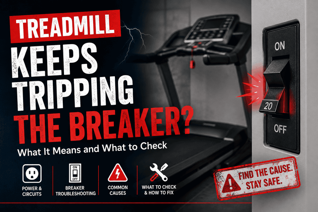 treadmill keeps tripping breaker