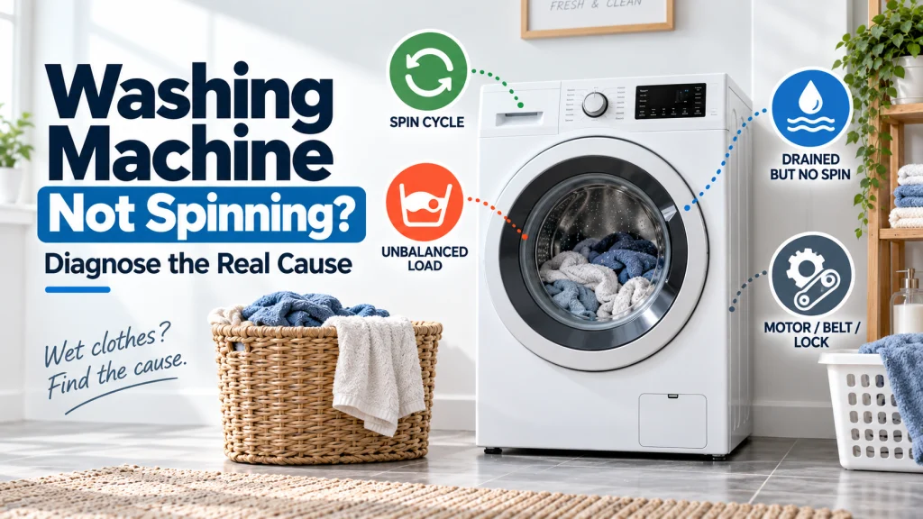 Washing Machine not spinning