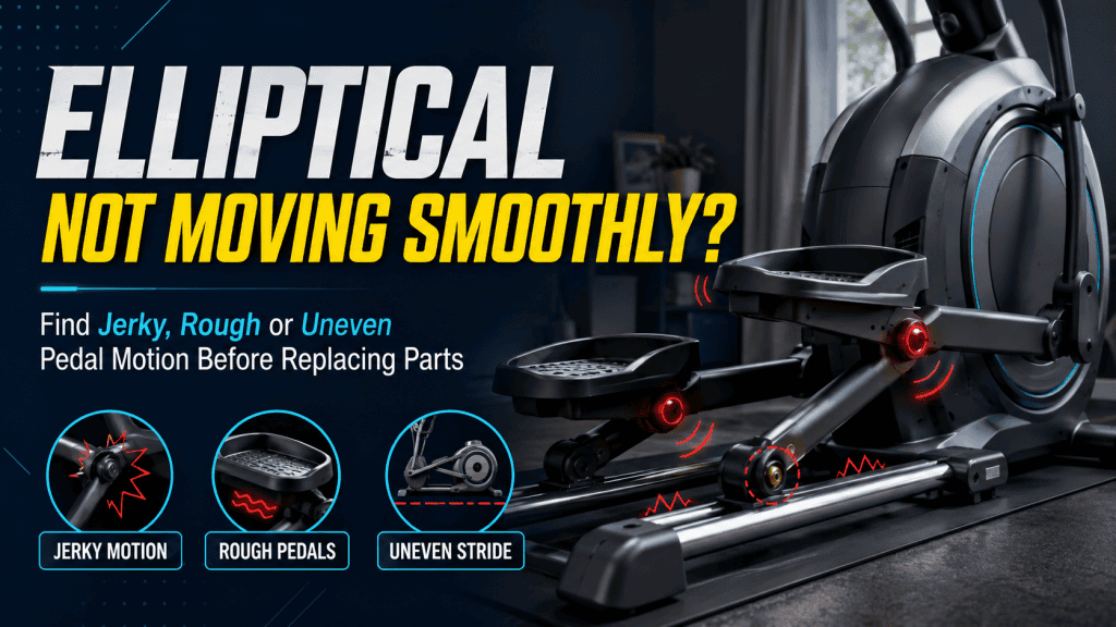 elliptical not moving smoothly