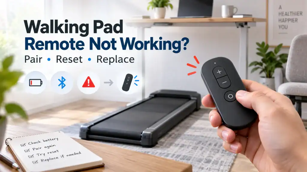 walking pad remote not working